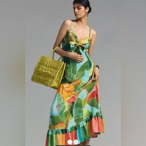 FARM RIO ANTHROPOLOGIE MAXI DRESS